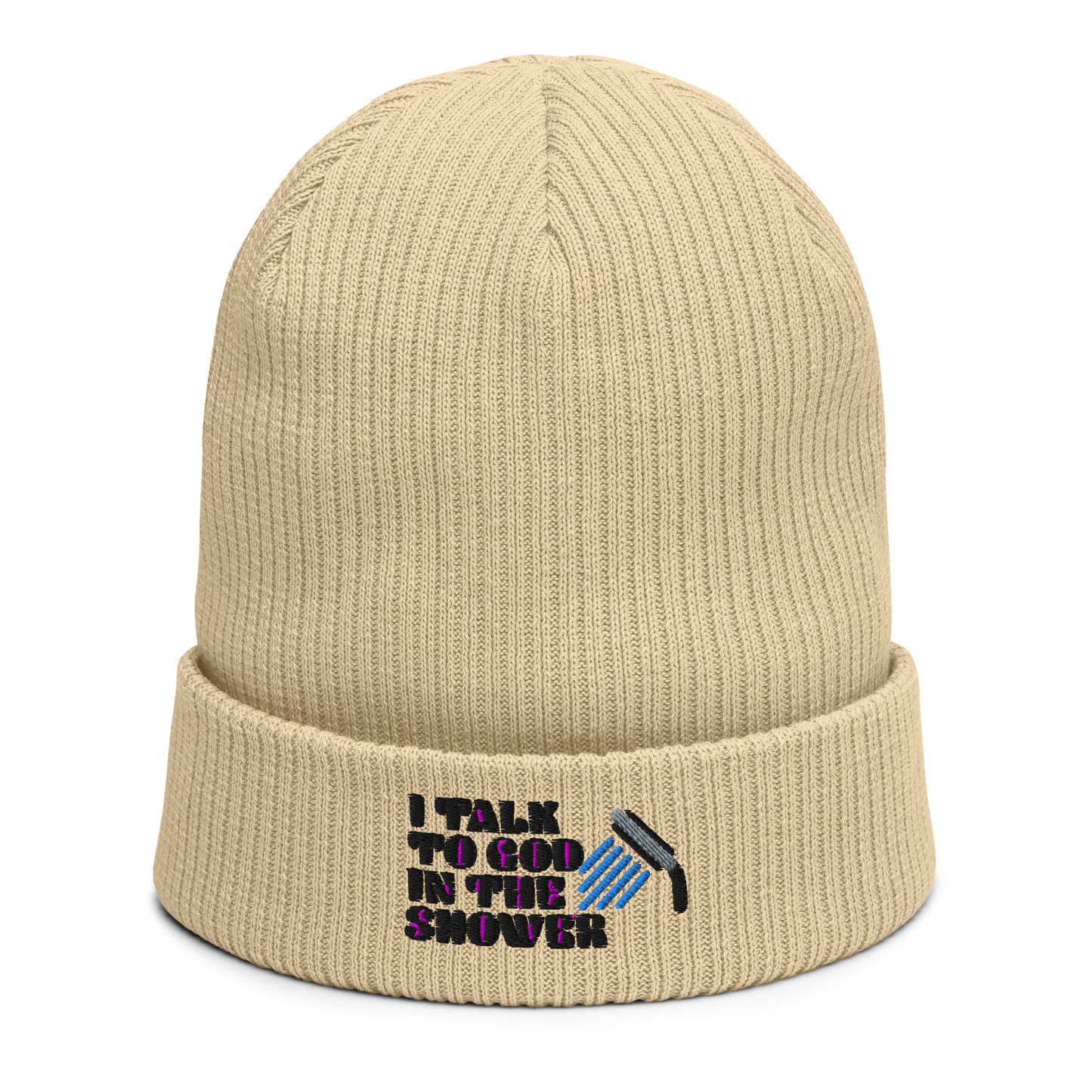 "ITTGITS" Organic ribbed beanie