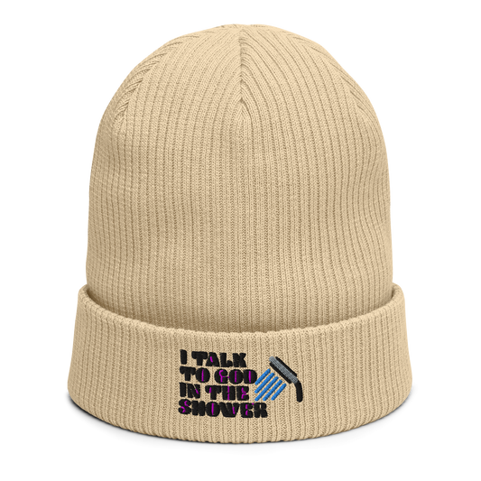 "ITTGITS" Organic ribbed beanie